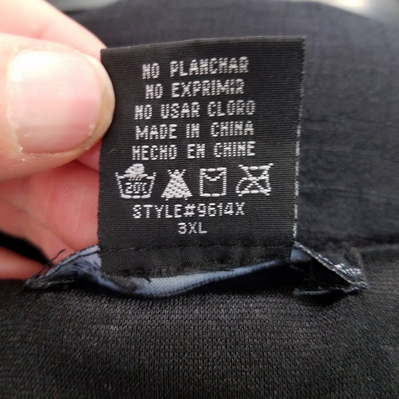 Simply Irresistible Black Sleeveless Tunic 3XL - Picture 7 of 7